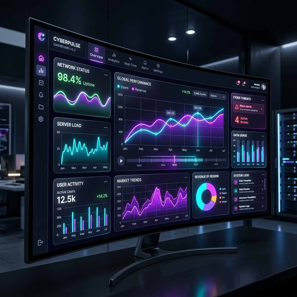 VERTEX | Next-Gen AI Analytics Dashboard